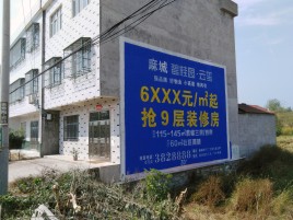 蒙自墙体广告质量分析