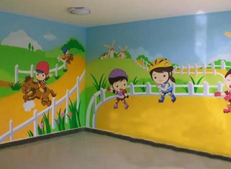 蒙自幼儿园墙体彩绘制作流程及注意事项