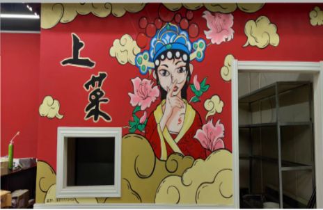 蒙自墙体彩绘的发展和应用