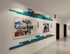 蒙自企业文化墙用什么材料好？