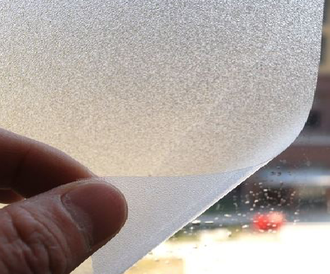 蒙自玻璃门外面粘广告用什么材料好？